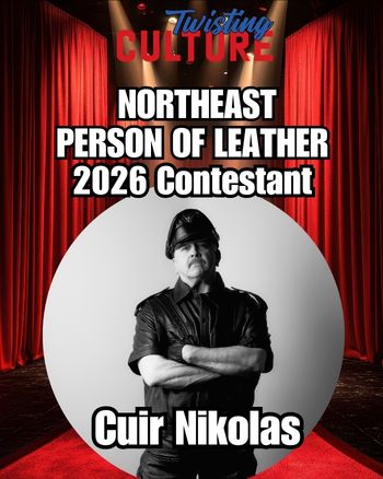 2026 contestant for Northeast person of leather Cuir Nikolas