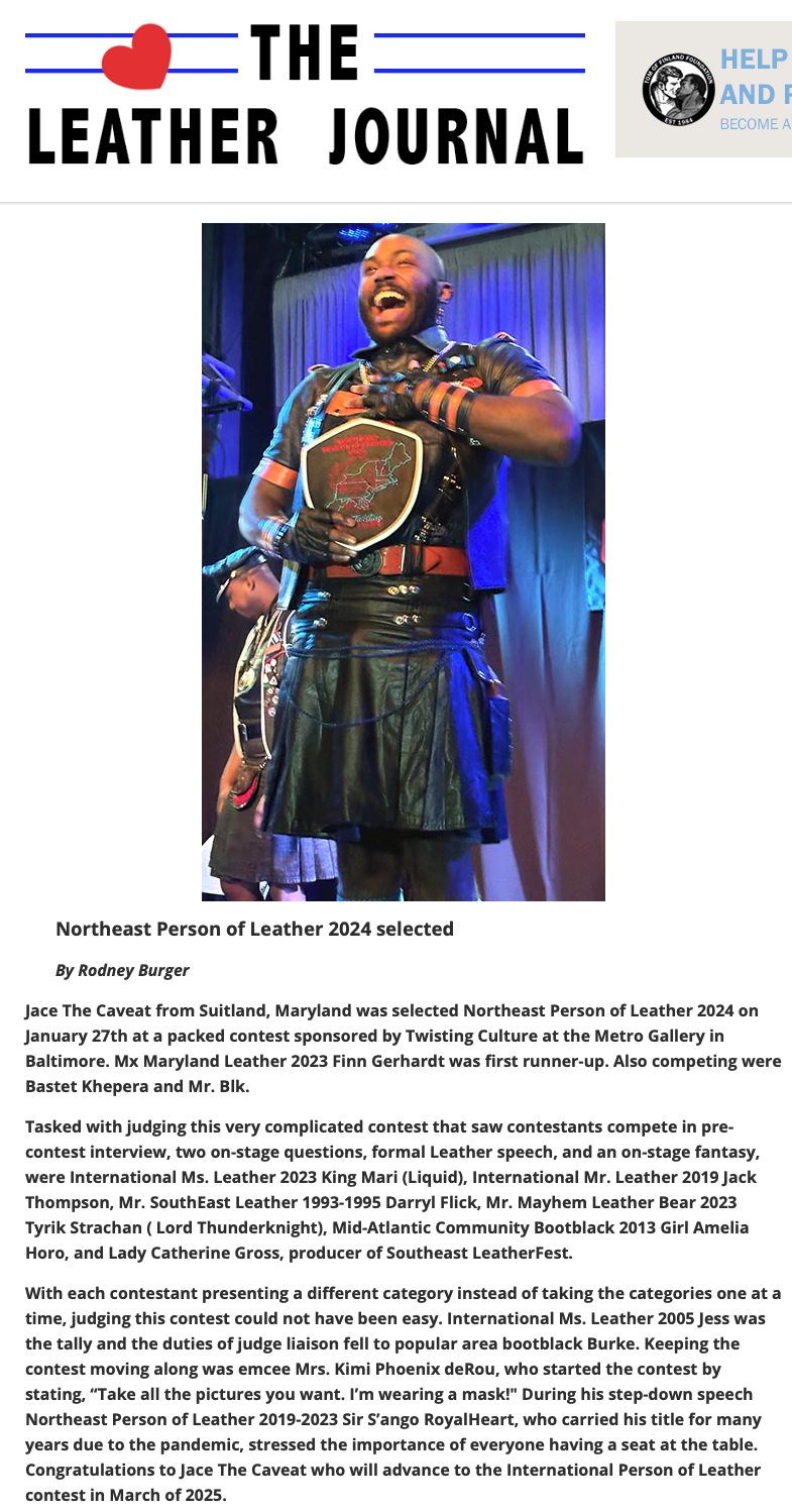Leather Journal RodneyBurger 2024